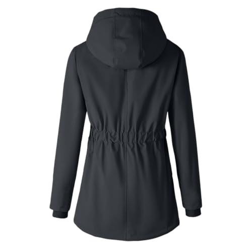 Generic Manteau Automne Femme, Women Ski Jackets Fleece Lined Rain Coats