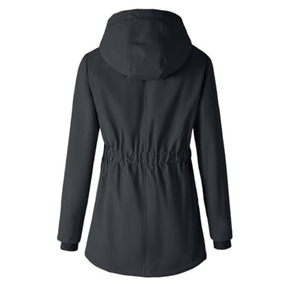 Generic Manteau Automne Femme, Women Ski Jackets Fleece Lined Rain Coats