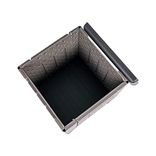 LIFETIME 25 Gallon Outdoor Storage Cube, Deckbox, Brown lid, Storage Box for Gardening Tools, Pool Supplies, Patio Furniture & More
