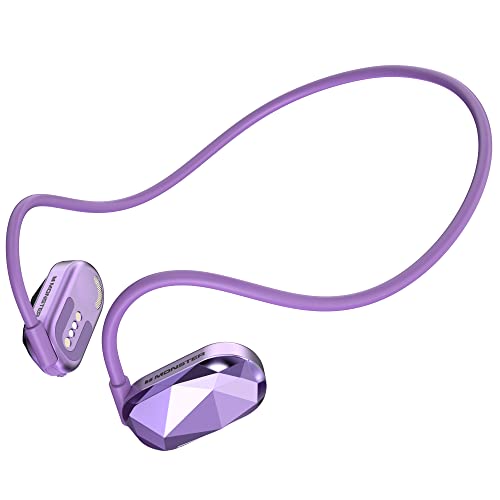 Monster Aria Free Open Ear Headphones Wireless Bluetooth, Sports Headphones with ENC Clear Talk, 8H Playtime Air Conduction Headphone, Lightweight Headset for Running, Cycling, Hiking, Driving