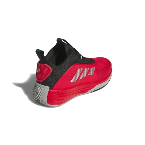adidas Men's Own The Game 3.0 Basketball, Pure Ruby/Silver Metallic/Black, 9