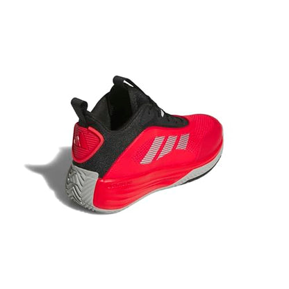adidas Men's Own The Game 3.0 Basketball, Pure Ruby/Silver Metallic/Black, 9