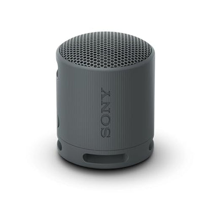 Sony SRS-XB100 Wireless Bluetooth Portable Lightweight Super-Compact Travel Speaker, Extra-Durable IP67 Waterproof & Dustproof, 16 Hour Battery, Versatile Strap, and Hands-Free Calling, Black New