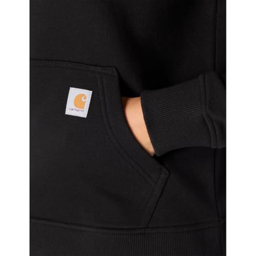 Carhartt Womens Sawyer Script Logo Sweatshirt, Black, Small