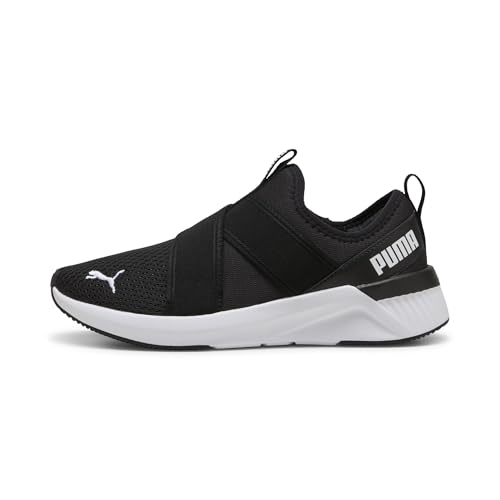 Puma Womens Softride Harli Slip on Training Shoes, Puma Black-Puma Black-Puma White
