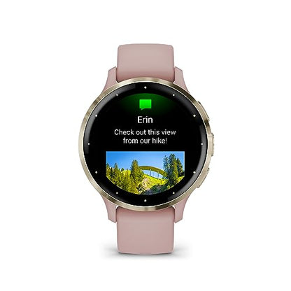 Garmin Venu 3S, GPS Smartwatch, AMOLED Display, Advanced Health and Fitness Features, Up to 10 Days of Battery, Dust Rose