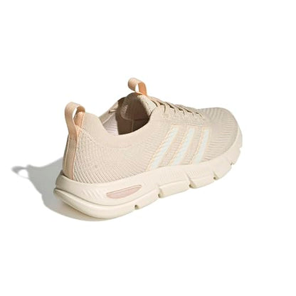 adidas Women's Cloudfoam Flex - Slounge, Wonder White/Off White/Sand Strata, 11
