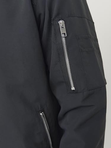 JACK & JONES JJERUSH BOMBER NOOS Black Large