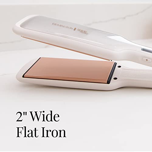 Remington Shine Therapy 2 Inch Hair Straightener, Argan Oil & Keratin | Argan Oil and Keratin Infusion for Smooth Styling, Fast Heat-up, Ideal for Hair Straightening and Styling