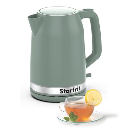 Starfrit Electric Kettle, 1.7L, 1500W, Auto Shut-Off, Sage