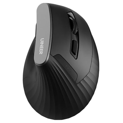 Uineer Ergonomic Bluetooth Mouse, 3-Mode Vertical Wireless Mouse