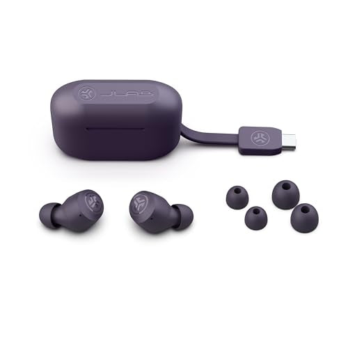 JLab Go Air Pop+ Wireless Bluetooth Headphones - 35h, Violet