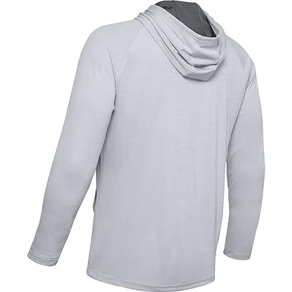 Under Armour Men's Velocity Long Sleeve Hoodie, (011) Mod Gray / / Pitch Gray, Medium