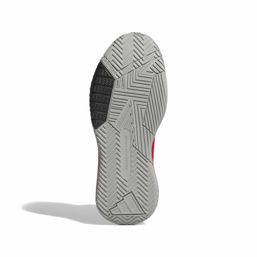 adidas Men's Own The Game 3.0 Basketball, Pure Ruby/Silver Metallic/Black, 9