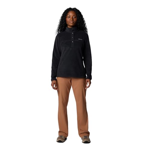Columbia Women's Benton Springs Half Snap Pull Over II, Black, Small