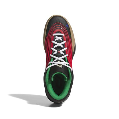 adidas Unisex-Adult Dame X Basketball, Black/Pure Ruby/Gum