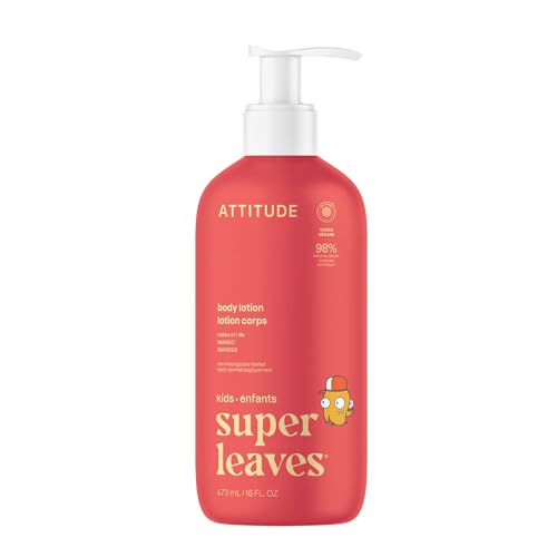 ATTITUDE Kids Lotion, Mango, EWG Verified, 16 Fl Oz