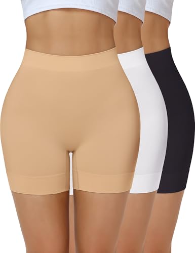 Slip Shorts for Under Dresses Women Anti Chafing Shorts Seamless Boyshort