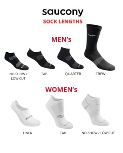 Saucony mens Multi-pack Mesh Ventilating Comfort Fit Performance Crew Socks, Black (12 Pairs), 8-12