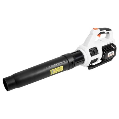 LIGO 20V Cordless Brushless Leaf Blower, Efficient with 4.0Ah Battery & Fast Charger, Variable Speed, Turbo Mode, Ideal for Ergonomic, Non-Slip, and User-Friendly Handling