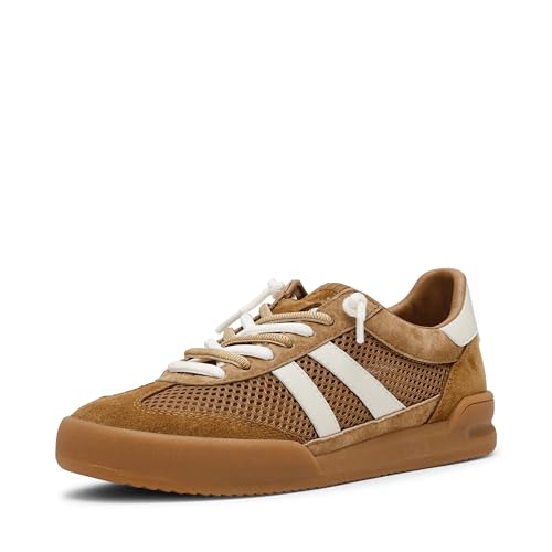 Steve Madden Women's Verdict Sneaker, Tan Multi, 9