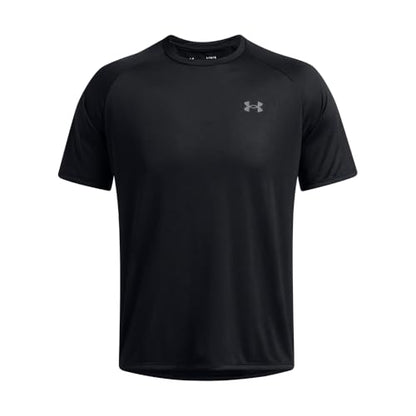 Under Armour mens Tech 2.0 Short-Sleeve T-Shirt , Black (001)/Graphite , Medium