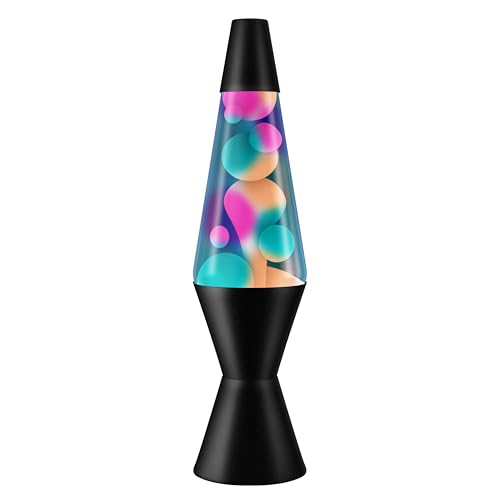 Lava Lite Classic 14-1/2-Inch 20-Ounce Black-Based Lava Lamp, Graffiti/Multicoloured Liquid