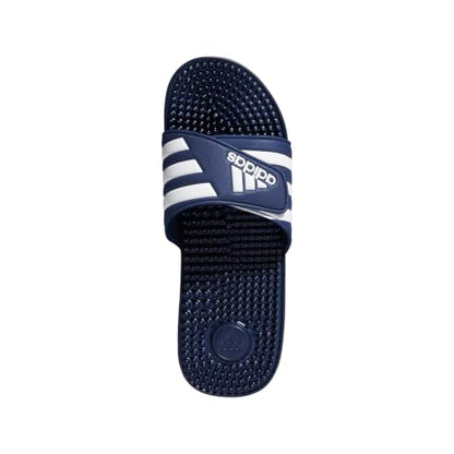 adidas Unisex-Adult Adissage, Dark Blue/White/Dark Blue