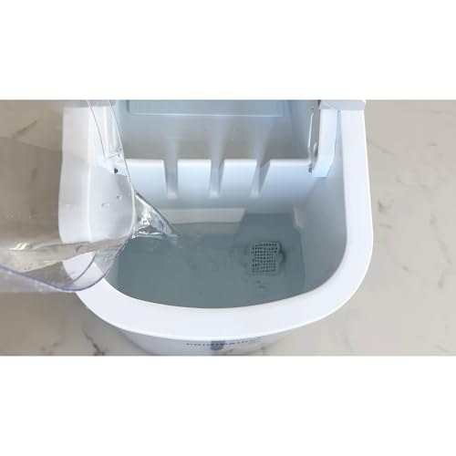 FRIGIDAIRE EFIC189-Silver Compact Ice Maker, 26 lb per Day, Silver