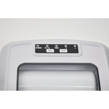 FRIGIDAIRE EFIC189-Silver Compact Ice Maker, 26 lb per Day, Silver