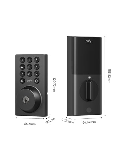 Anker eufy Security Smart Lock C30, Keyless Entry Door Lock, Built-in Wi-Fi
