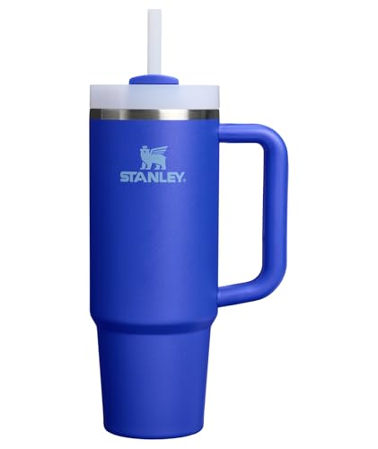 STANLEY Quencher H2.0 Tumbler with Handle and Straw 30 oz | Flowstate 3-Position Lid | Cup Holder Compatible for Travel | Insulated Stainless Steel Cup | BPA-Free | Cobalt