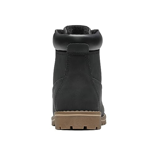 Bruno Marc Boy's Winter Snow Boots Outdoor Ankle Boot,Black,2 Little Kid | Superior Warm,Winter,Water-Repellent Upper,Lace-Up Adjustable Fit,Anti-Slip TPR Outsole