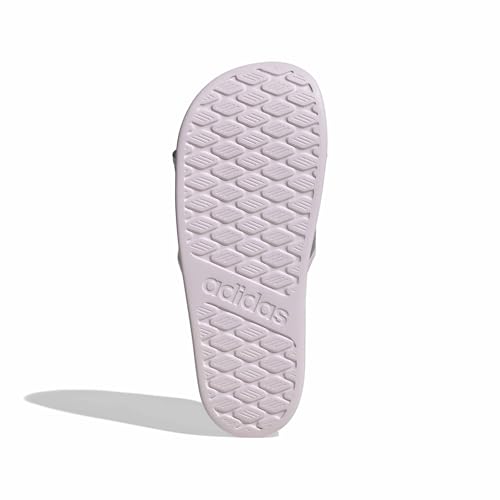adidas Women's Adilette Comfort 2.0, Almost Pink/Silver Metallic/Almost Pink
