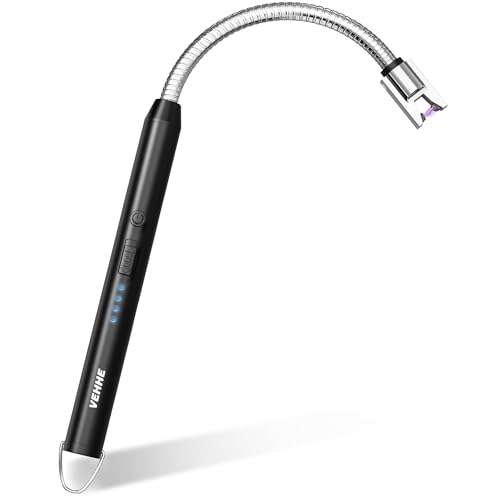 VEHHE Electric Lighter, USB-C Rechargeable, 360° Flexible Neck