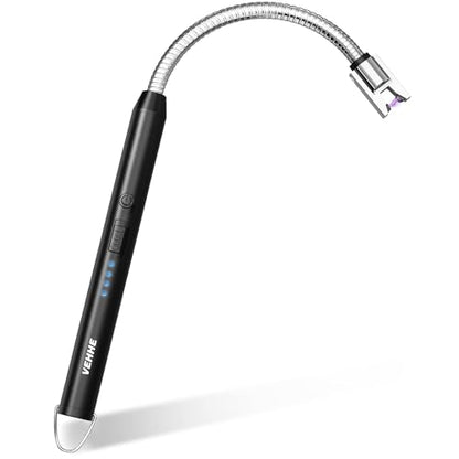 VEHHE Electric Lighter, USB-C Rechargeable, 360° Flexible Neck