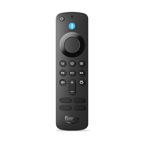Amazon Fire TV Alexa Voice Remote (newest model) with TV controls, requires compatible Fire TV device