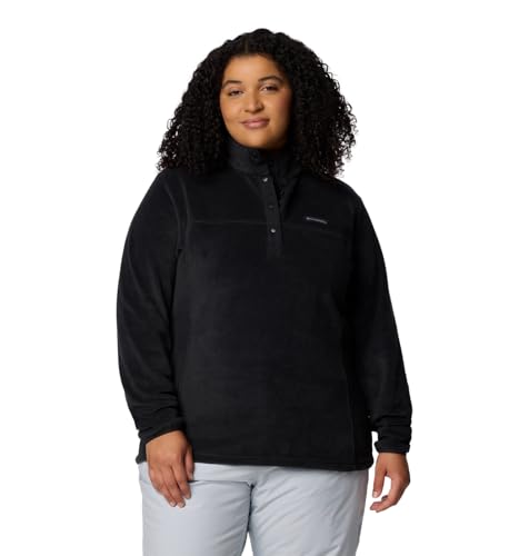 Columbia Women's Benton Springs Half Snap Pull Over II, Black, Small