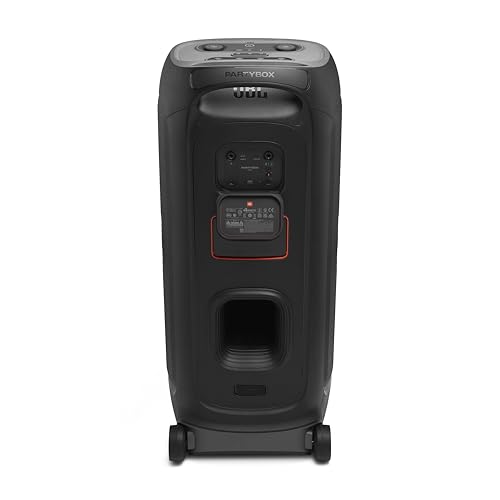 JBL PartyBox 720 - Loudest Battery-Powered Party Speaker with Superior Pro Sound and a Futuristic lightshow, Up to 15 Hours Playtime & IPX4 Splash Proof (Black)