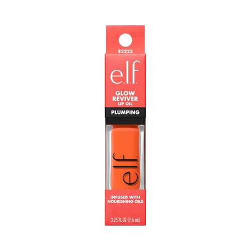 e.l.f. Glow Reviver Plumping Lip Oil, Dreamsicle