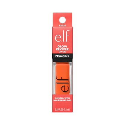 e.l.f. Glow Reviver Plumping Lip Oil, Dreamsicle