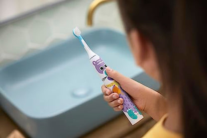 Philips Sonicare for Kids Design-A-Pet Electric Toothbrush, 1 Brush Head