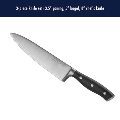 HENCKELS Forged Accent 3 Piece Knife Set, German Stainless Steel