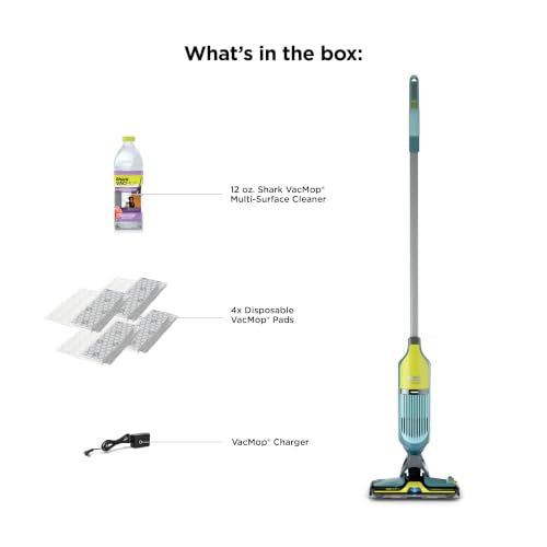 Shark VACMOP Reveal Cordless Vacuum & Spray Mop, Hard Floor, VM401C