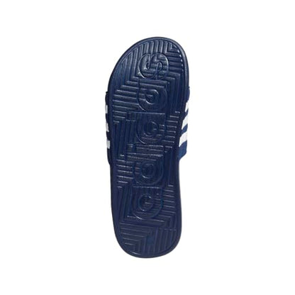 adidas Unisex-Adult Adissage, Dark Blue/White/Dark Blue