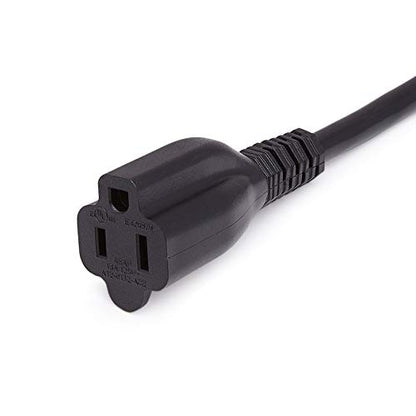 Amazon Basics 15-Foot Extension Cord - 13 Amps, 125V - Black