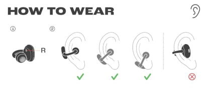 JBL Soundgear Clips - True Wireless Open-Ear Headphones, Dynamic Sound with Bass Boost, All-Day Comfort, 4-mic Crisp, Clear Calls 2.0 with AI-Trained Algorithm, IP54 Water and Dust Resistant (Blue)
