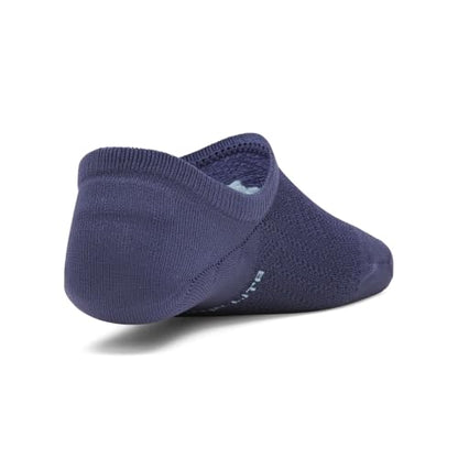 Under Armour Women's Breathe Lite Liner Socks 6 Pack, (403) Washed Navy/Washed Navy/Blue Smoke