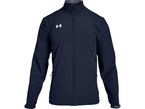 Under Armour Men's Hockey Warm Up Jacket , Midnight Navy (410)/White, Medium