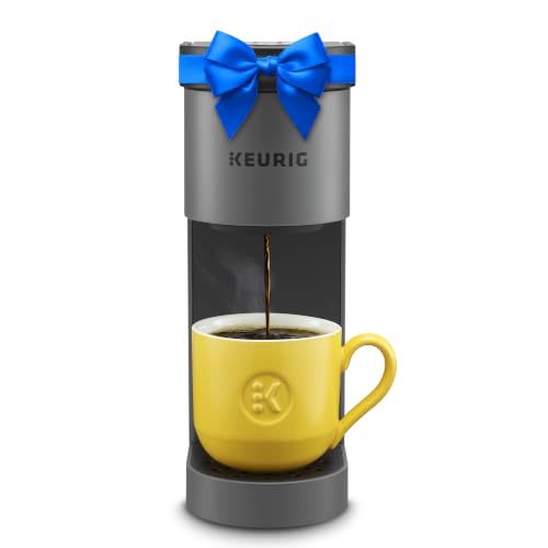Keurig K-Mini Go Single Serve K-Cup Pod Coffee Maker, 1.24 L removable reservoir, Gray